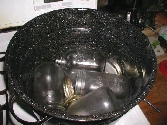 Pot for sterilizing jars